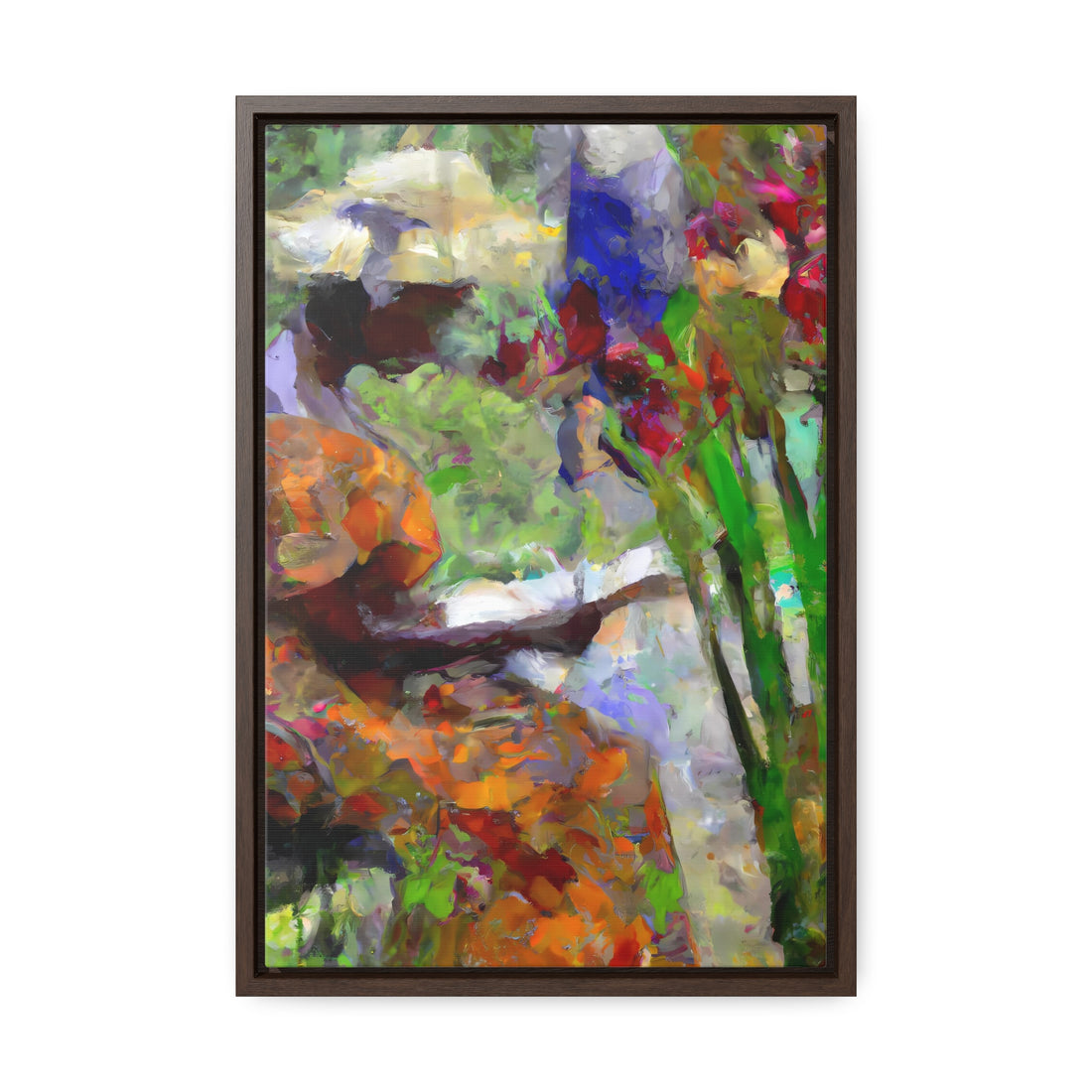 Botanical Garden, Cottage Series | Framed Canvas Art