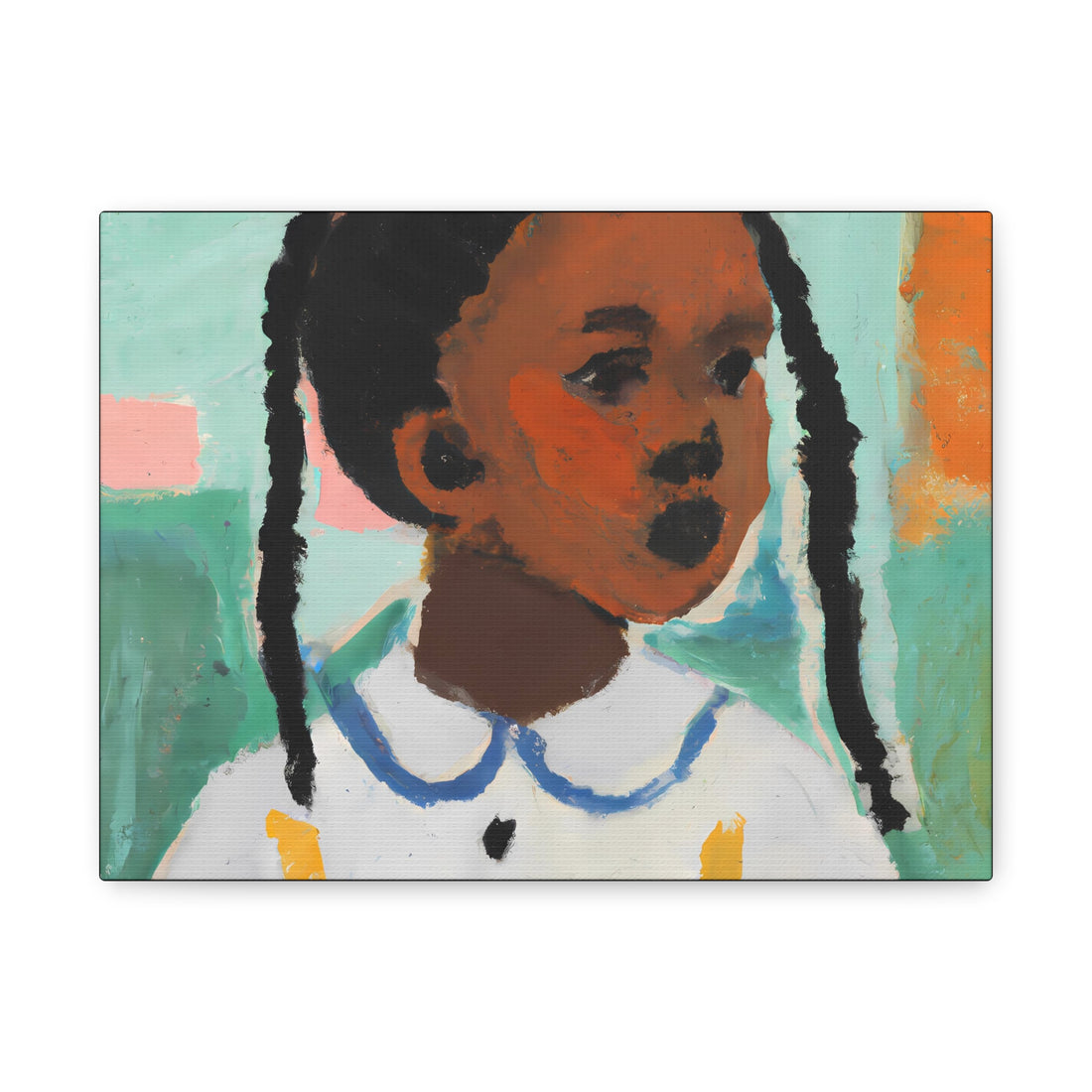 Pig Tails, Over the Sofa | Large CANVAS Wall Art