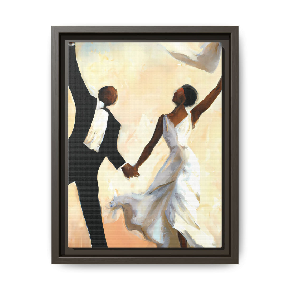 Wedding Day, Vintage Series, Framed Canvas Wall Art