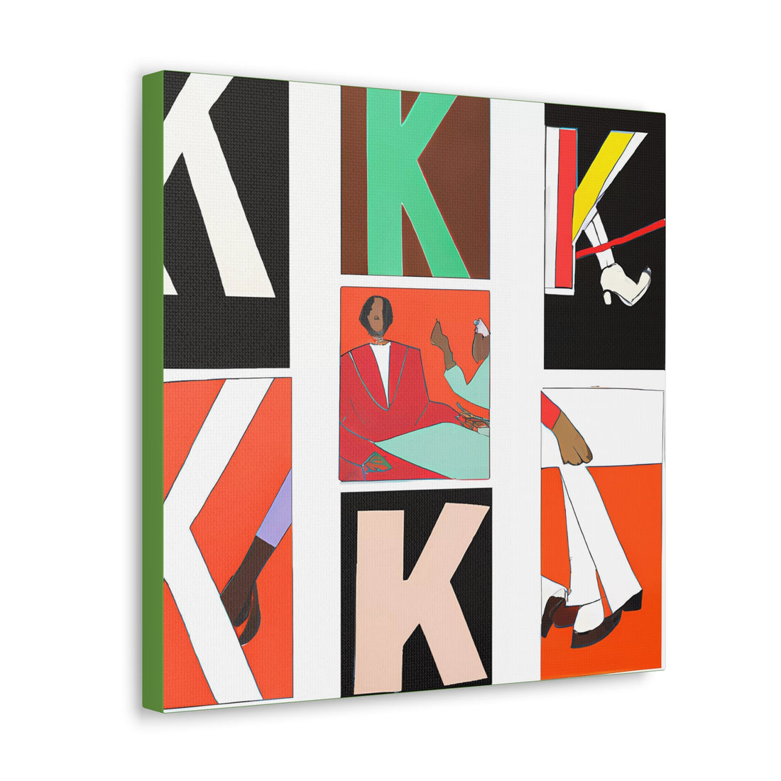 Collage K, Kids Series | Canvas Wall Art