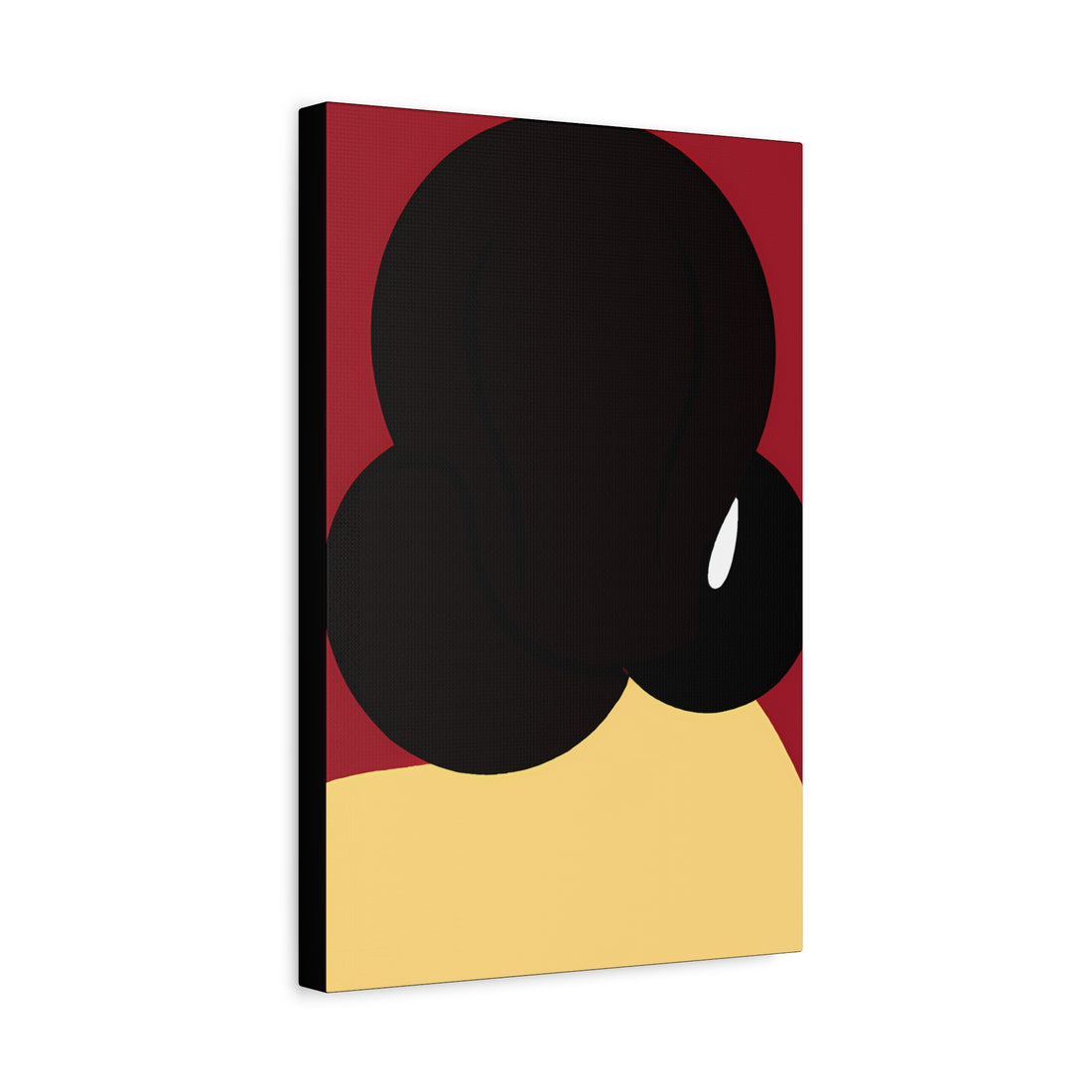 The Bun, Black Hair Art Series | Canvas Wall Art
