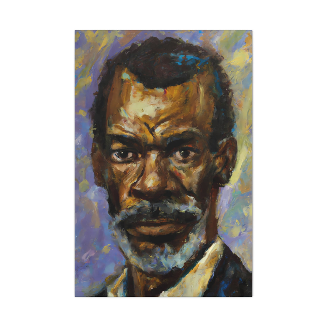 Bearded Man, Black Men Series CANVAS Wall Art