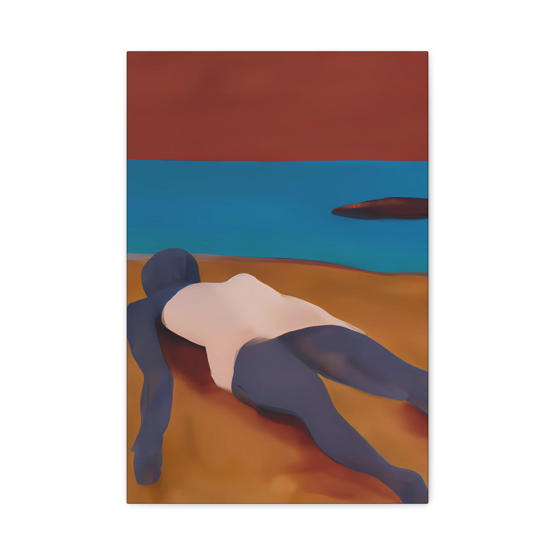 Resigned, Fluid Series | Canvas Wall Art
