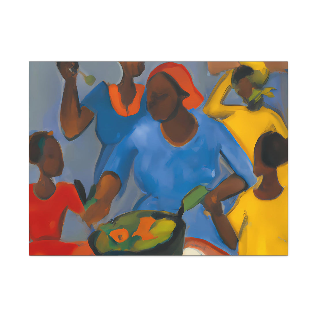 Sunday Dinner, Over the Sofa | Large CANVAS Wall Art