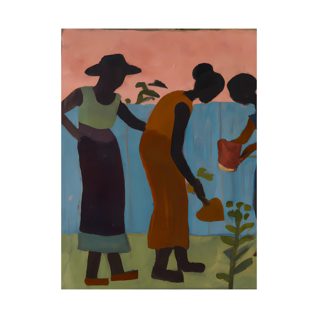 Lady in Rust, Land Series | Poster Print
