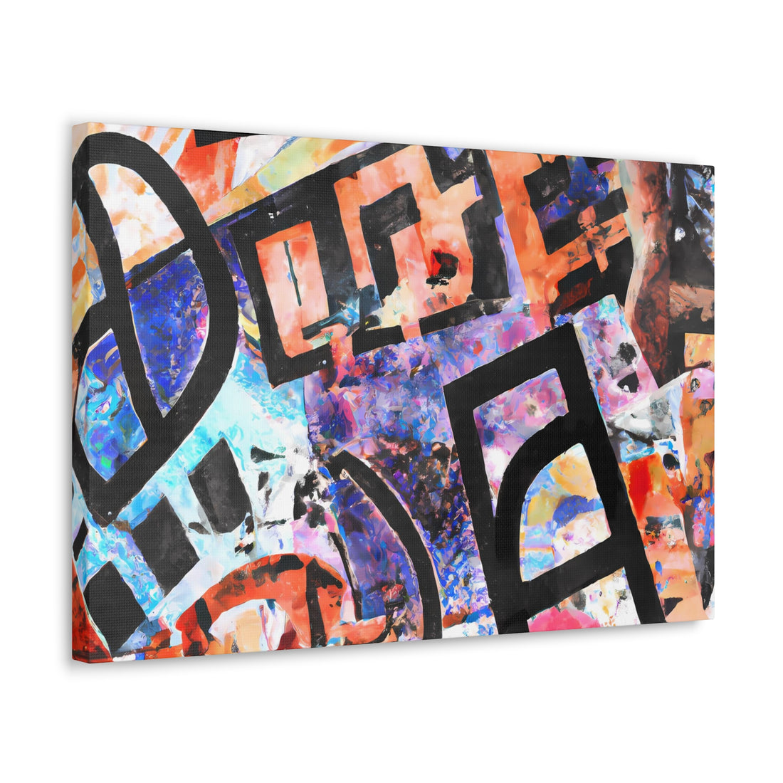 The D, Graffiti Series | Horizontal Wall Art