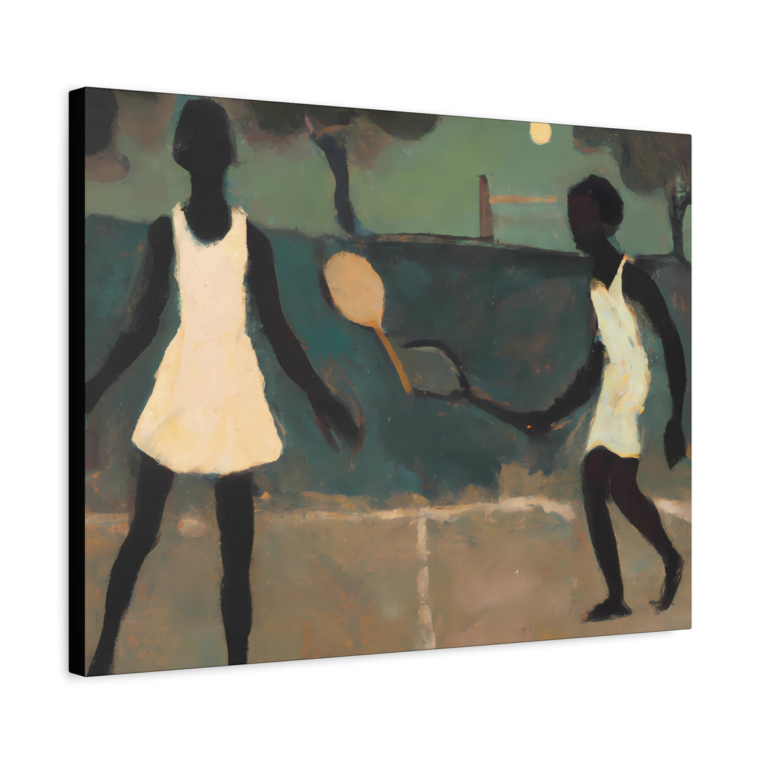 Doubles, Over the Sofa | Horizontal CANVAS Art