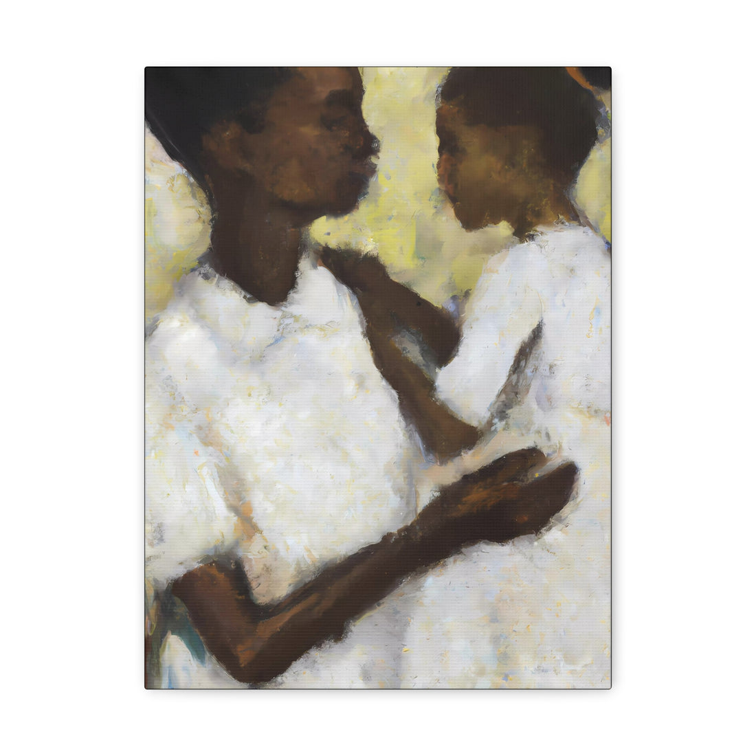 Ivory Mother, Canvas Wall Art Daughter Series