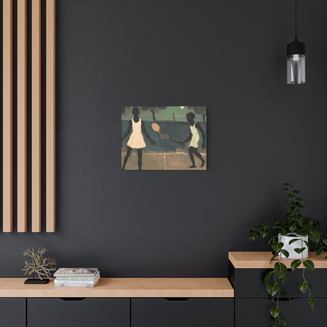 Doubles, Over the Sofa | Horizontal CANVAS Art