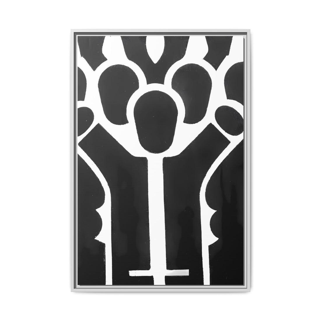 Hands Up, Fluid Series | Framed Canvas Wall Art