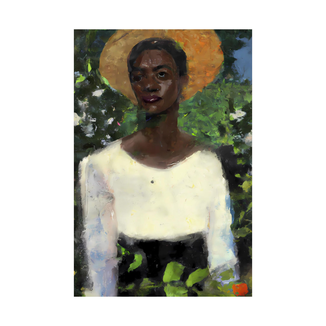 Lady 2, Cottage Series | Poster Print