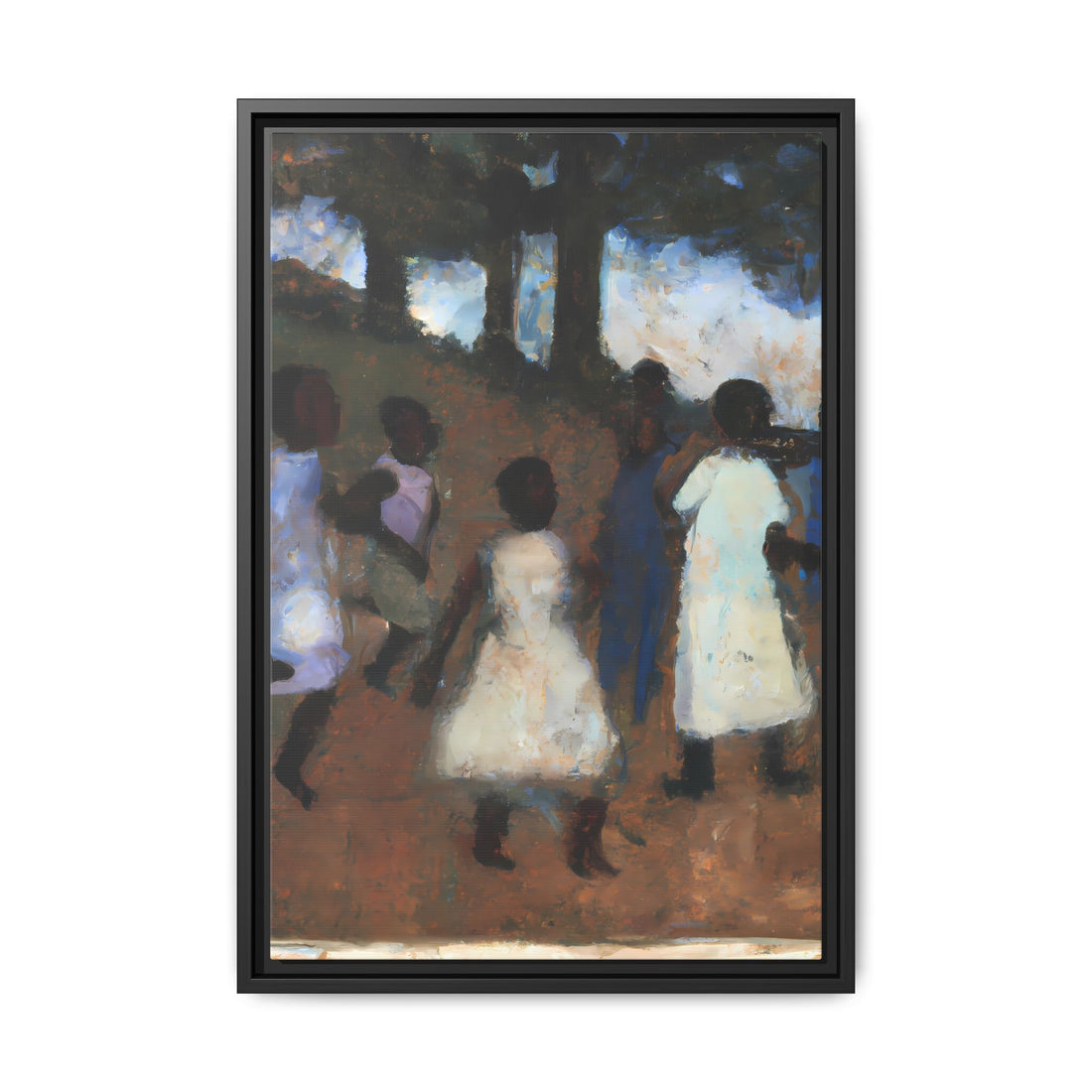 Childs Play, Vintage Art | Framed Canvas Wall Art