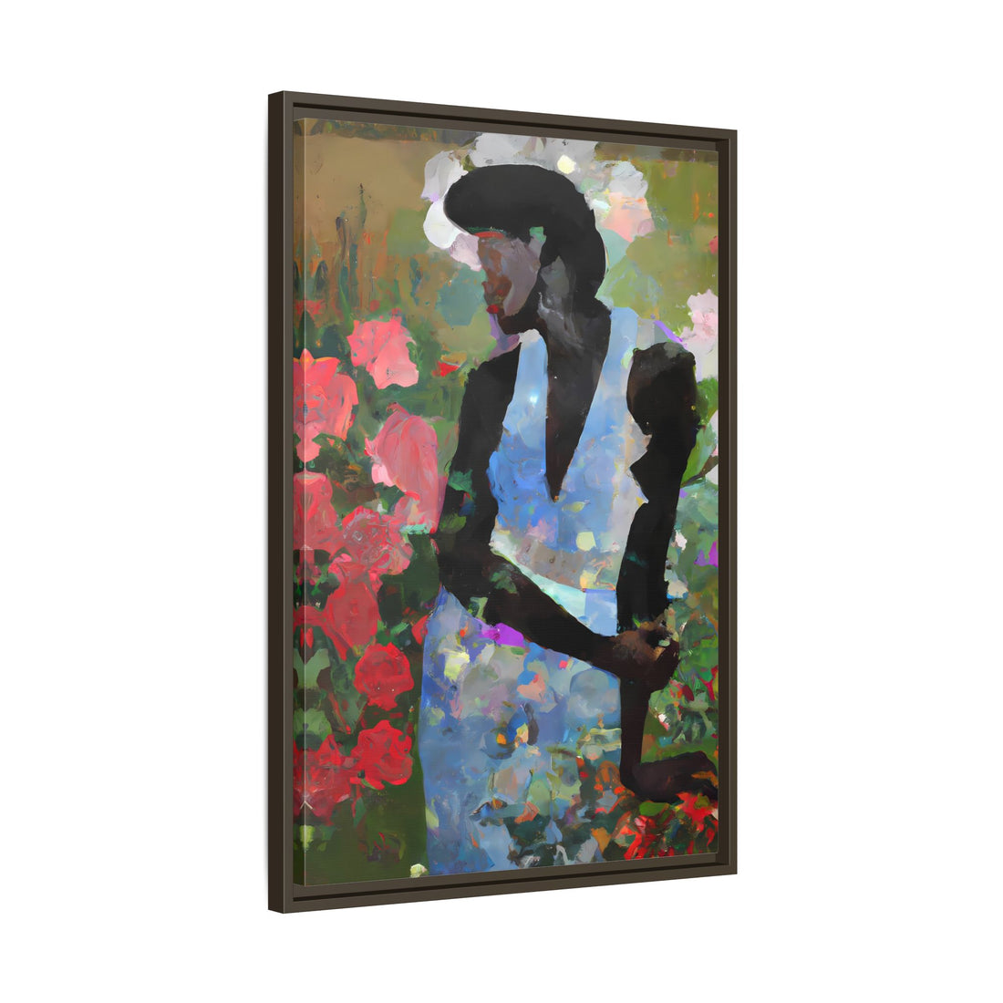 Portraiture, Garden Series | Framed Canvas Wall Art