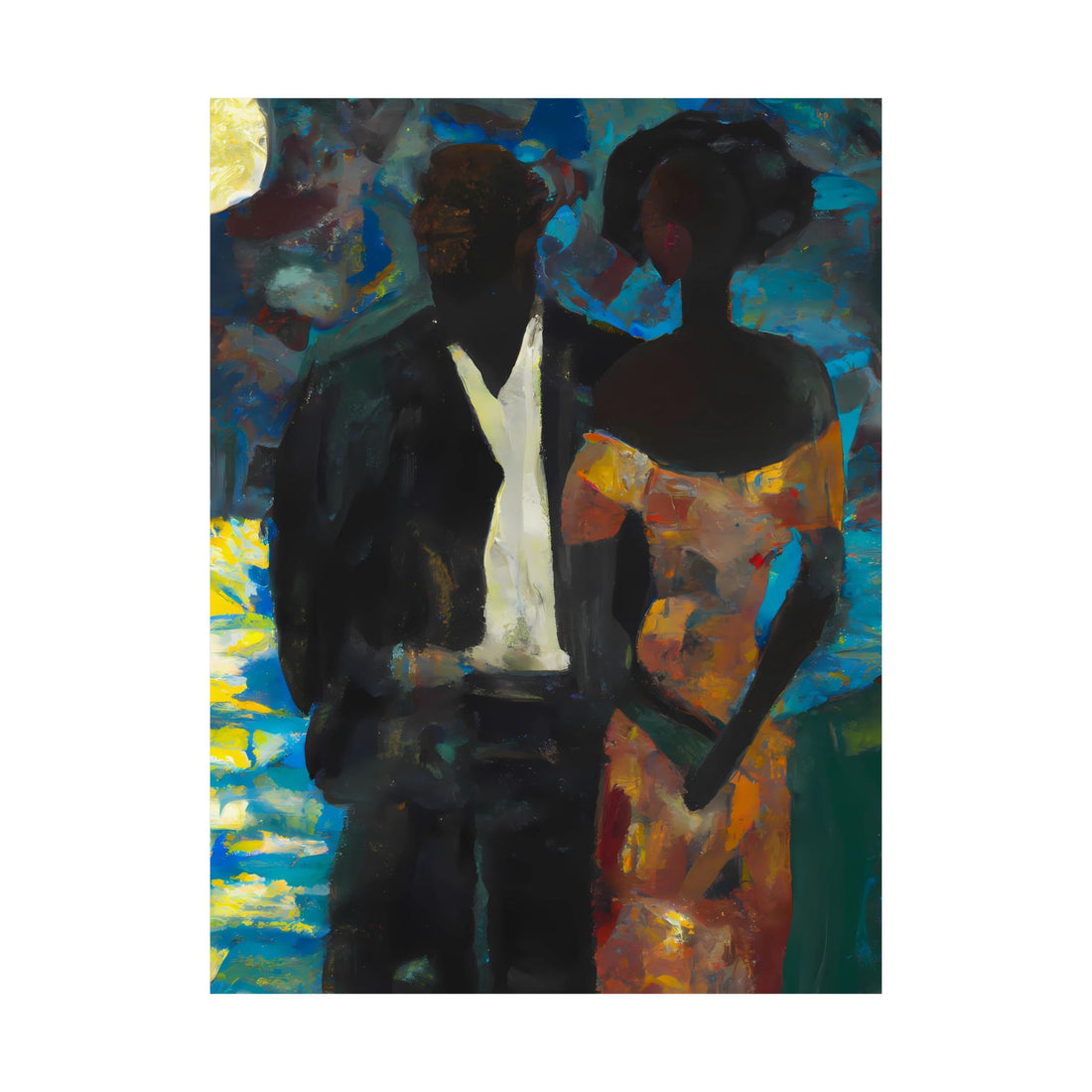 Moonlight, Couple Series | Poster Print