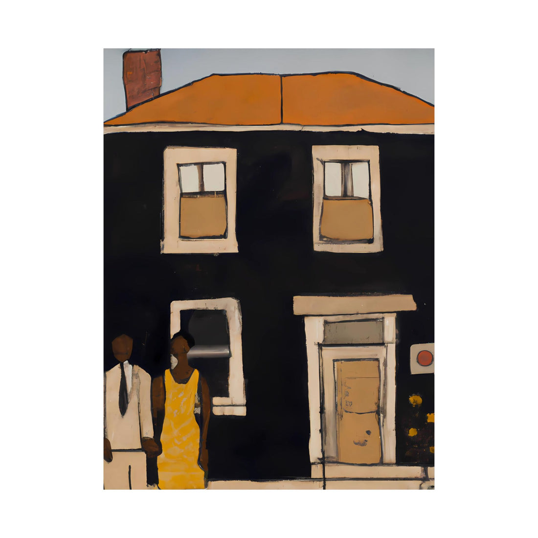 Family Home, Folk Series | Poster Print