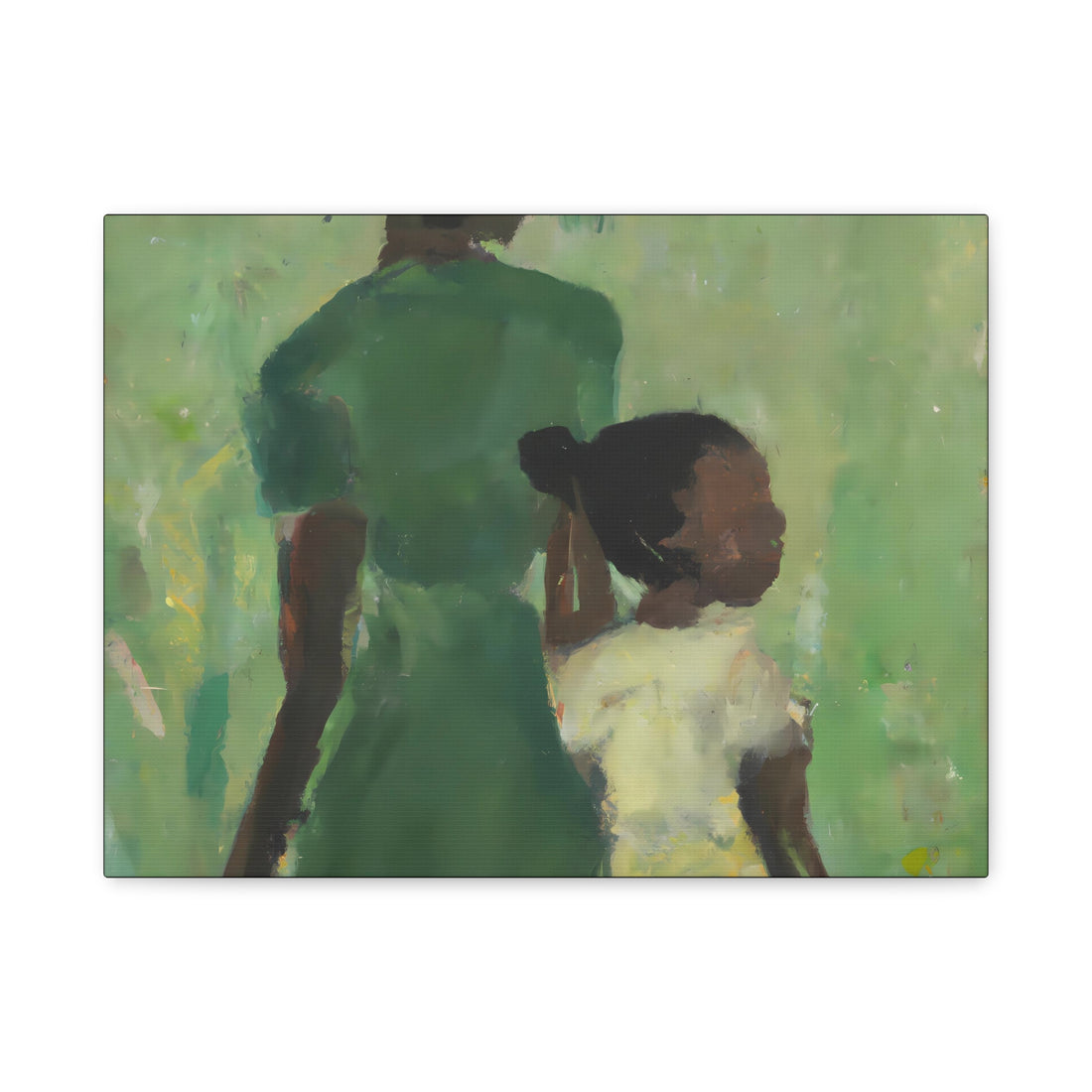 Green Mother, Over the Sofa | Large CANVAS Wall Art