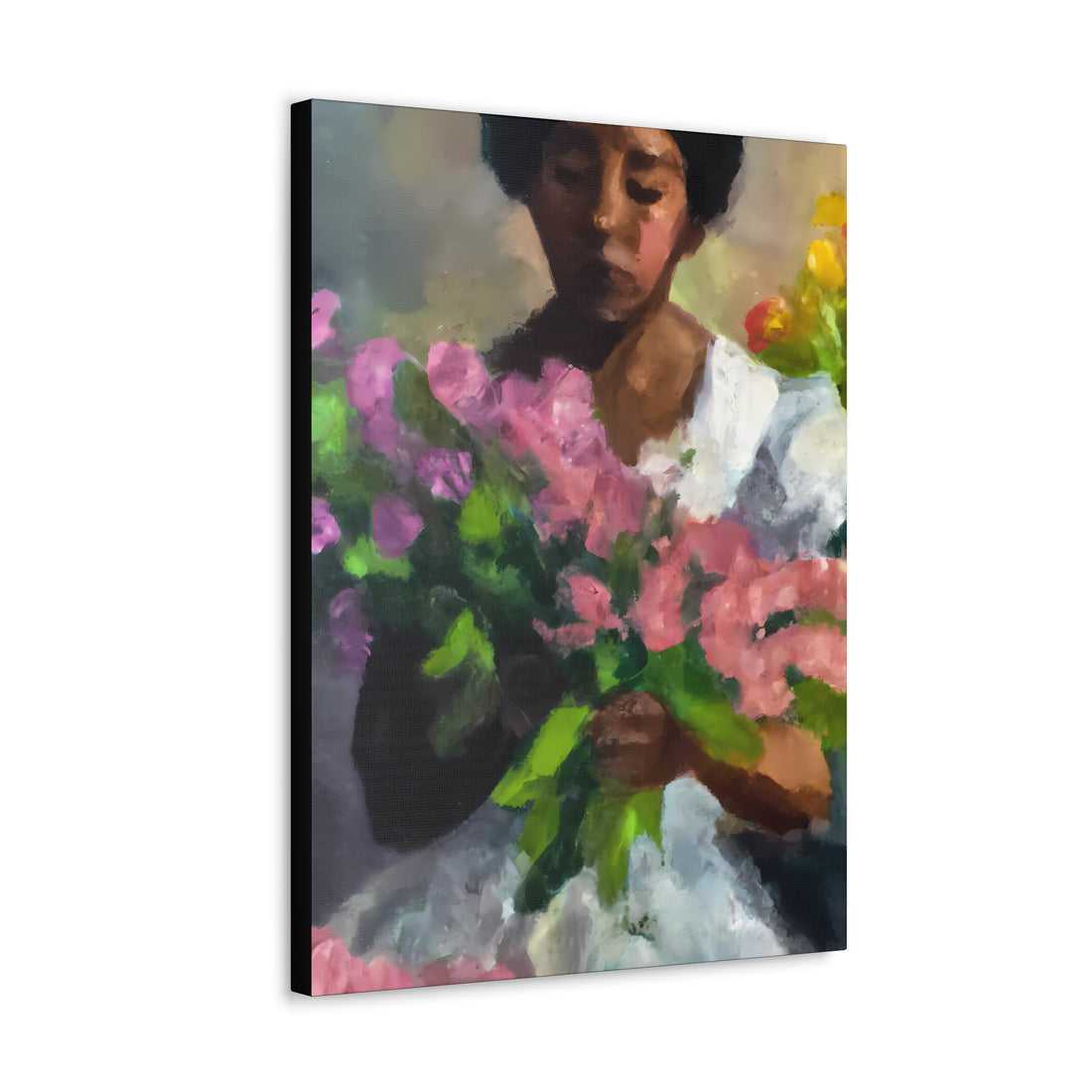 Quiet Lady Pink, Flower Series | Canvas Wall Art