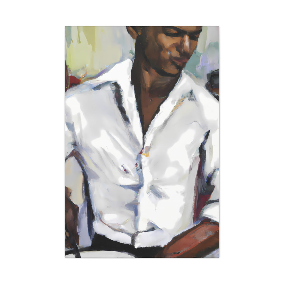 Dinner Date, Men Series CANVAS Wall Art