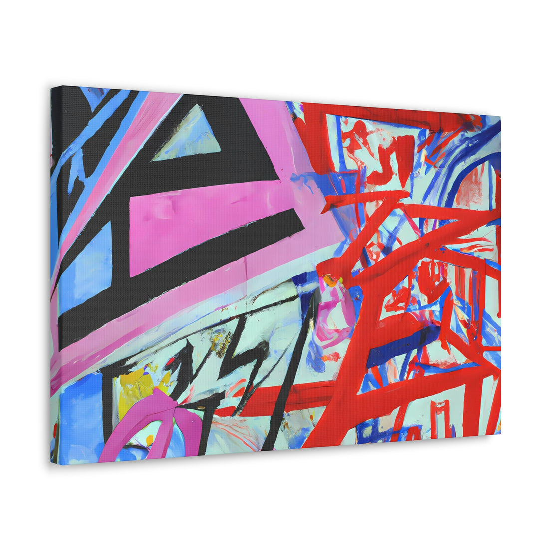 Pink Angle, Graffiti Series | Horizontal Wall Art
