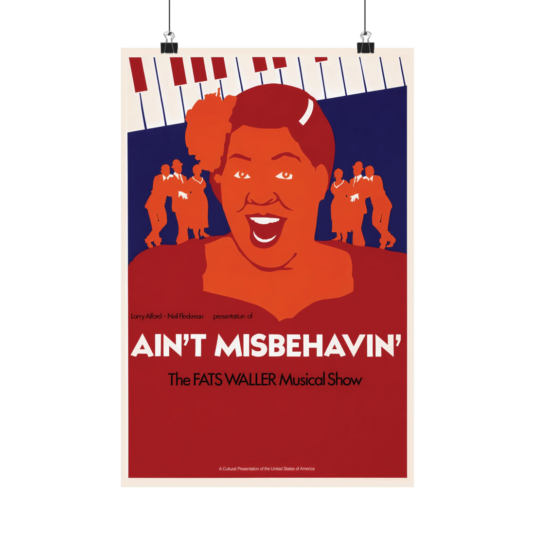 Ain't Misbehavin' Vintage Print, Restored Giclee Art Poster