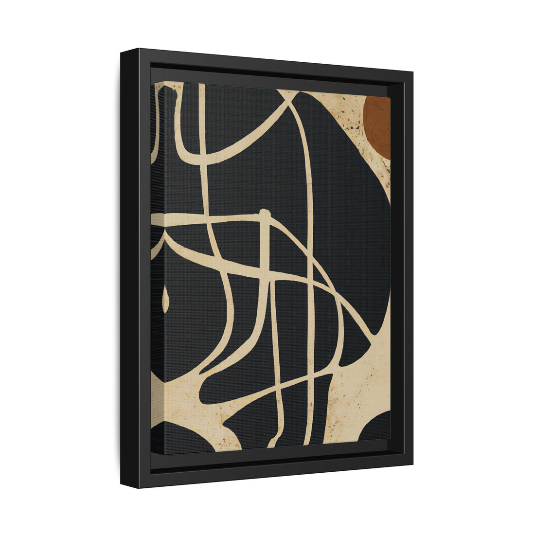Risen Modern Art, Fluid Series | Framed Canvas Wall Art