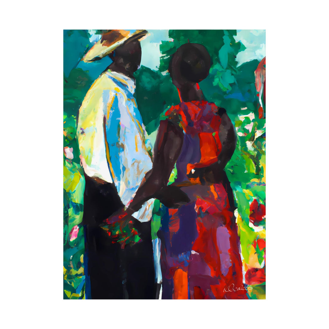 RED FLOWERS | Signed Giclée Art Print