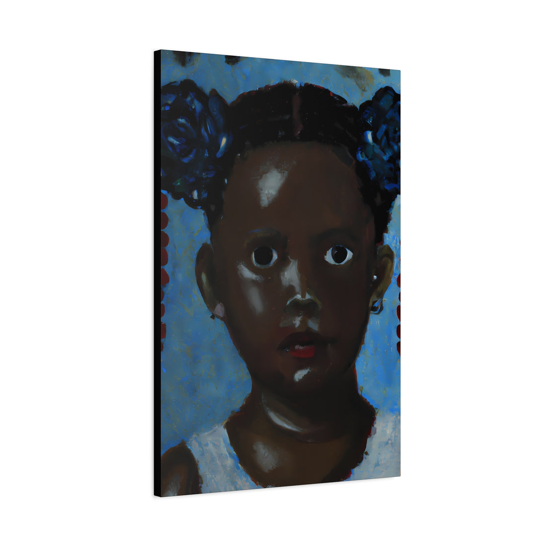 Blue Mood Canvas Wall Art Daughter Series