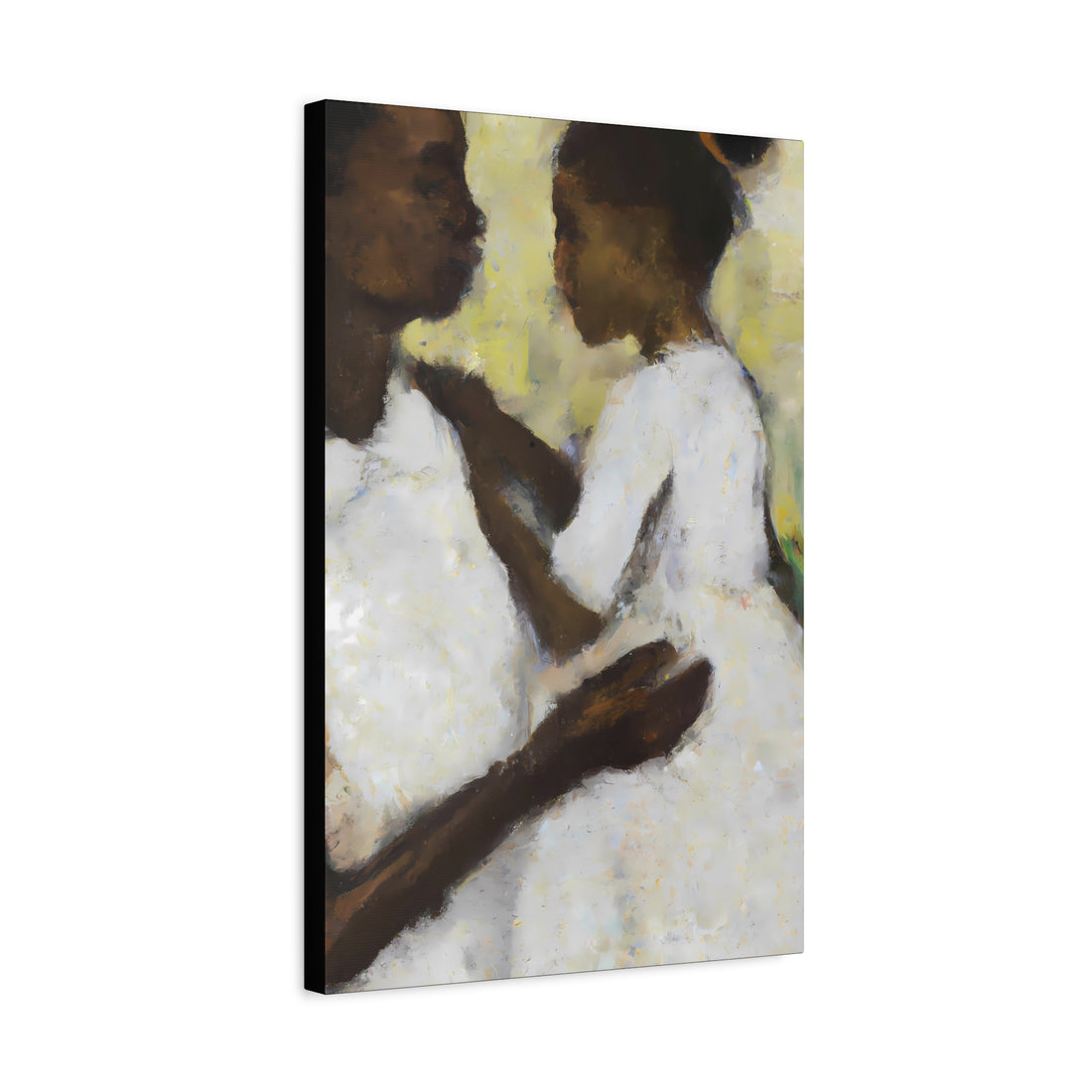 Ivory Mother, Canvas Wall Art Daughter Series