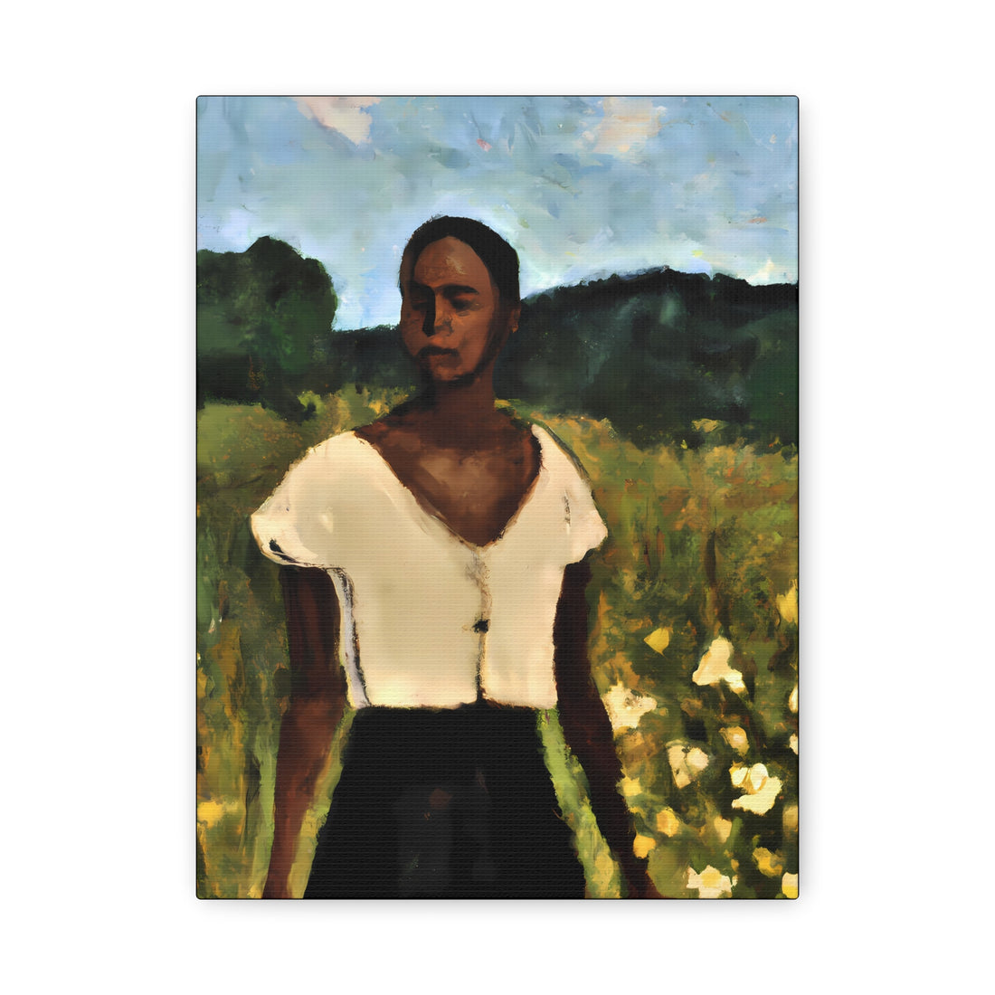 Lady 5, Cottage Series CANVAS Wall Art