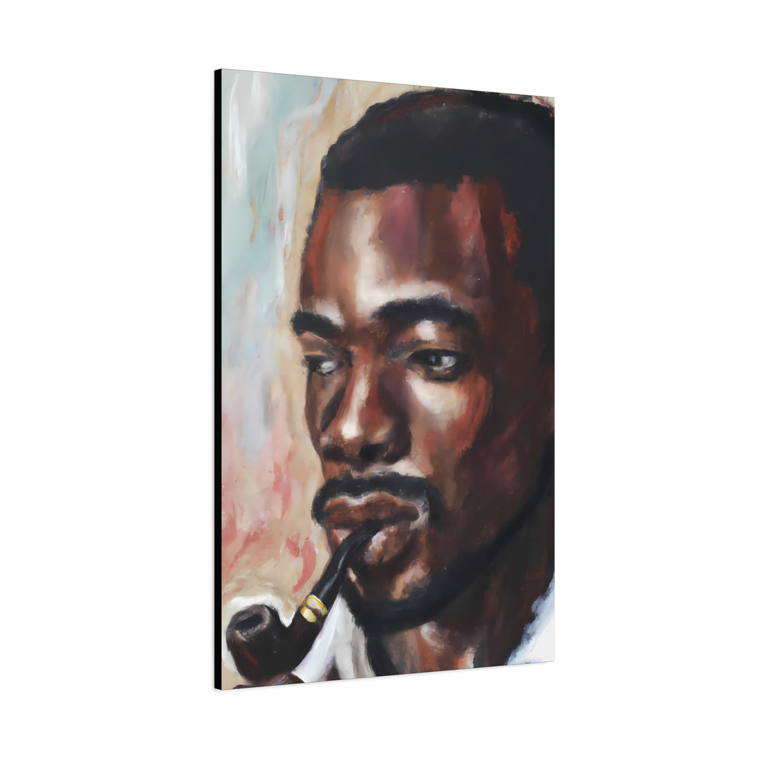 Black Man Smoking, Men Series CANVAS Wall Art