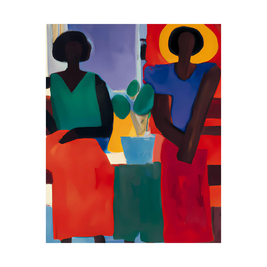 Orange Friends, Lounge Series | Poster Print