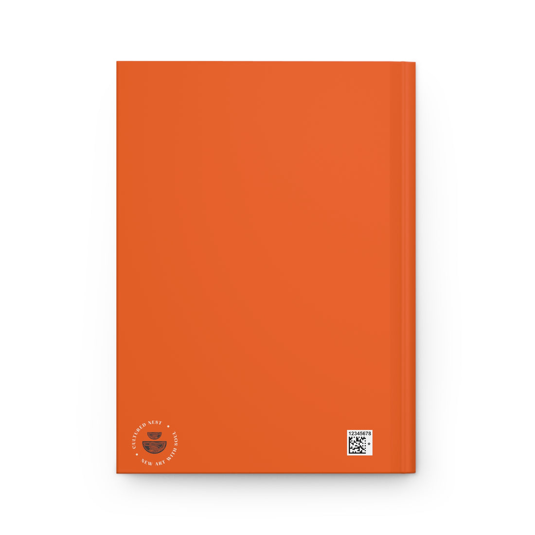 Orange Notebook, Matte Hardcover Journal