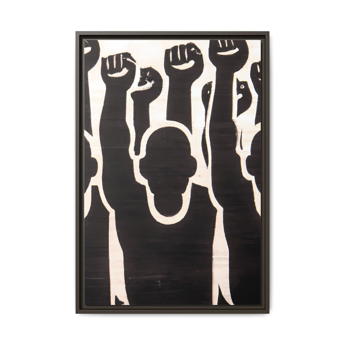 Hands Up 2, Abstract Series | Framed Canvas Wall Art