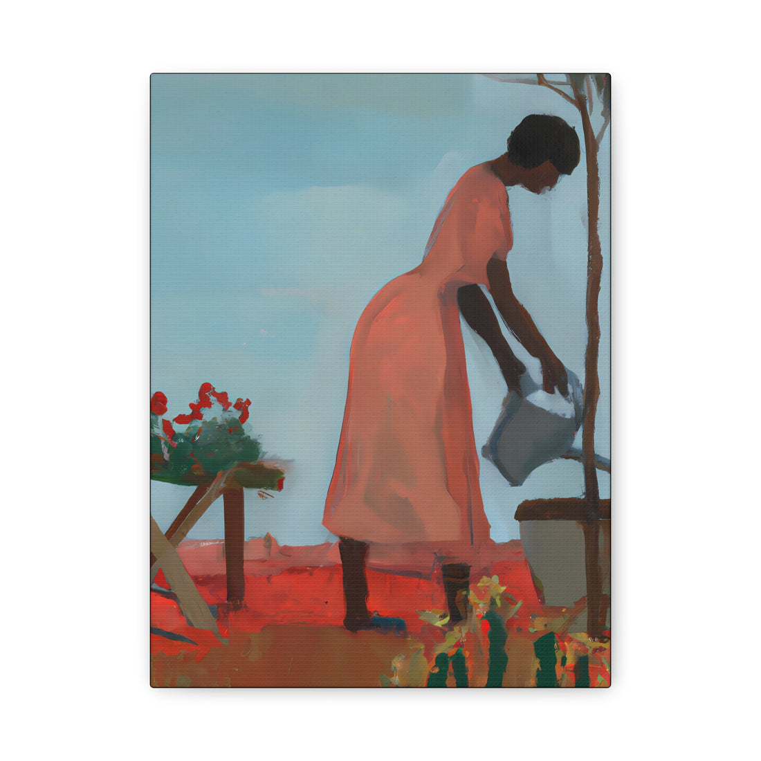 Watering, Land Series | Canvas Wall Art