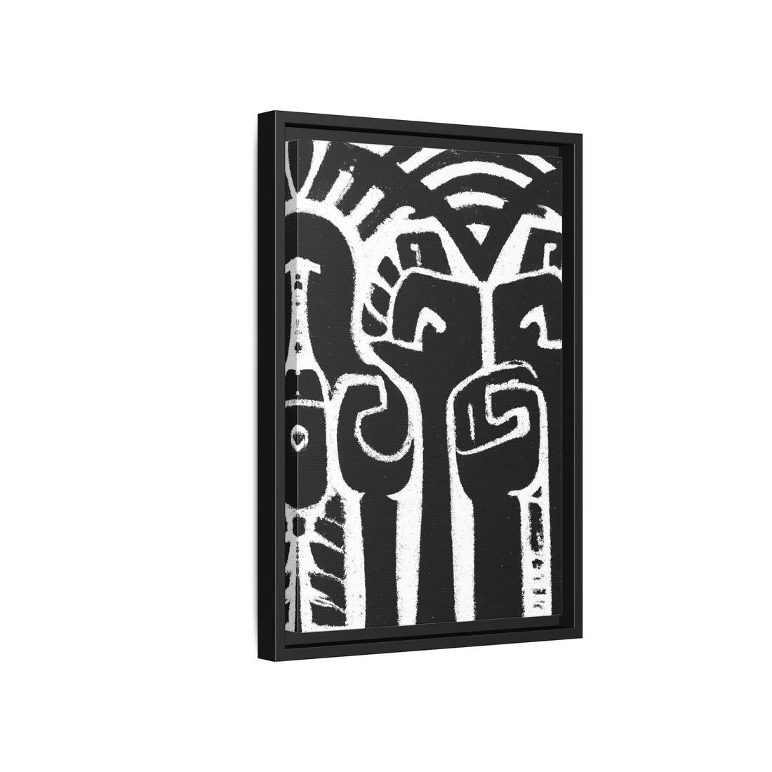 Hands Up 4, Abstract Series | Framed Canvas Wall Art