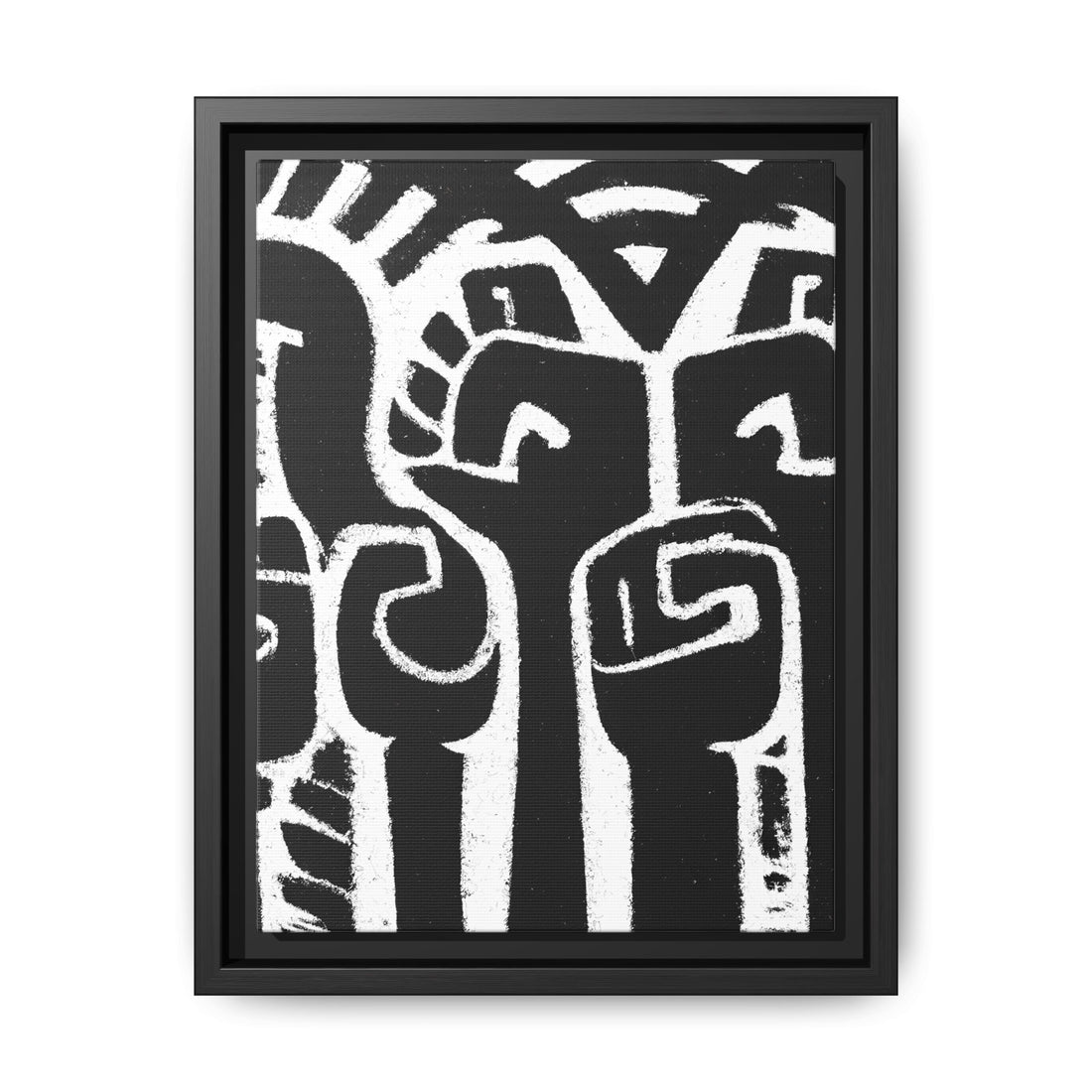 Hands Up 4, Abstract Series | Framed Canvas Wall Art