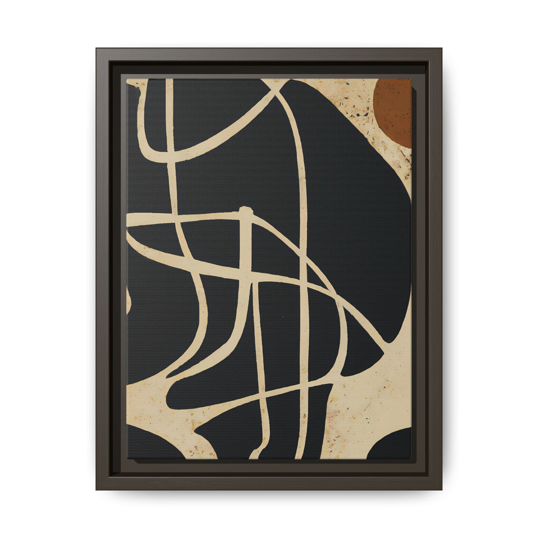 Risen Modern Art, Fluid Series | Framed Canvas Wall Art
