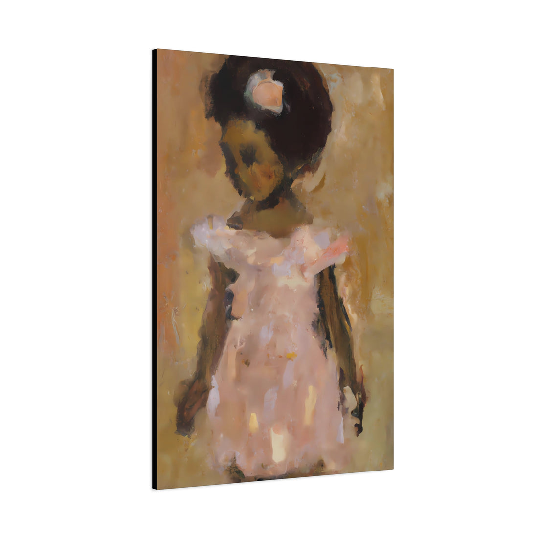 Girl in Peach 1, Daughter Series, CANVAS Wall Art