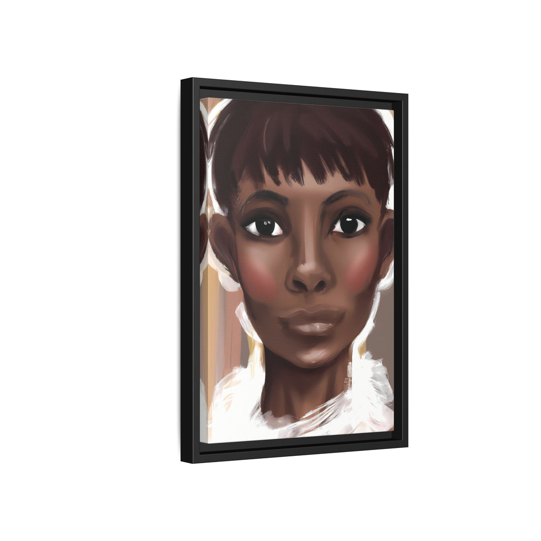 Pixie Diva, Black Beauty Series | Framed Canvas Wall Art