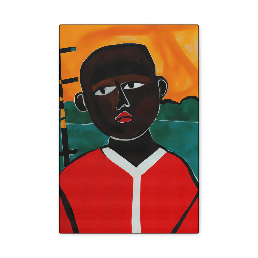Theo, Folk Art Series | CANVAS Wall Art