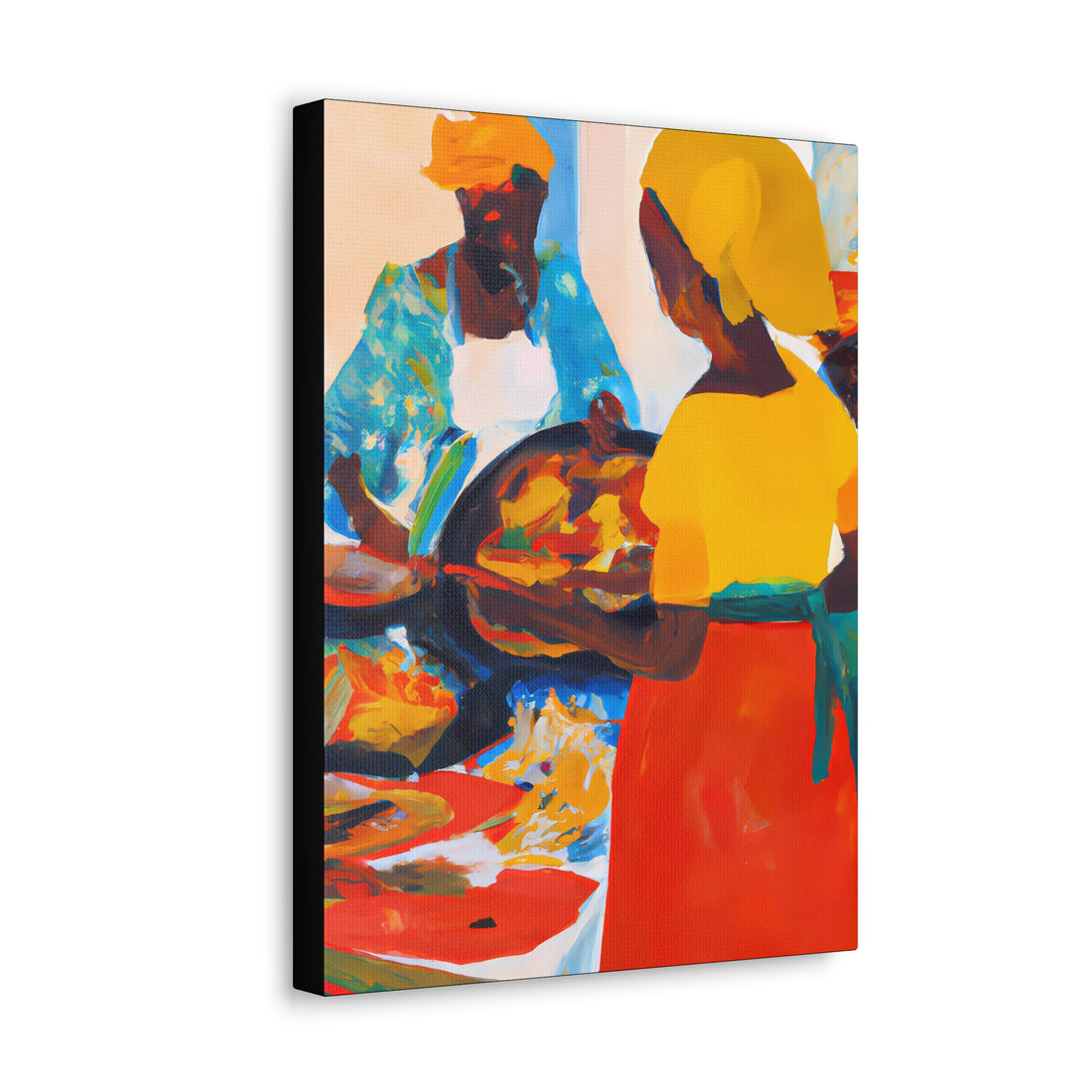 Lady in Yellow, Lifestyle Series | Canvas Wall Art