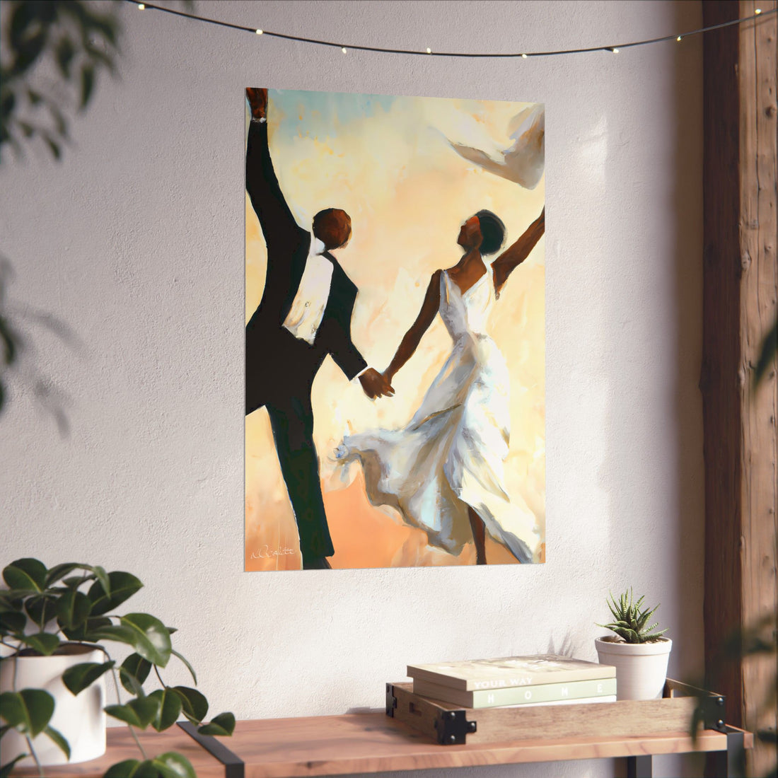 Wedding Day, Jumping the Broom | Signed Giclée Art Print