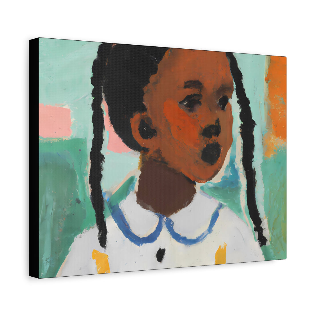 Pig Tails, Over the Sofa | Large CANVAS Wall Art