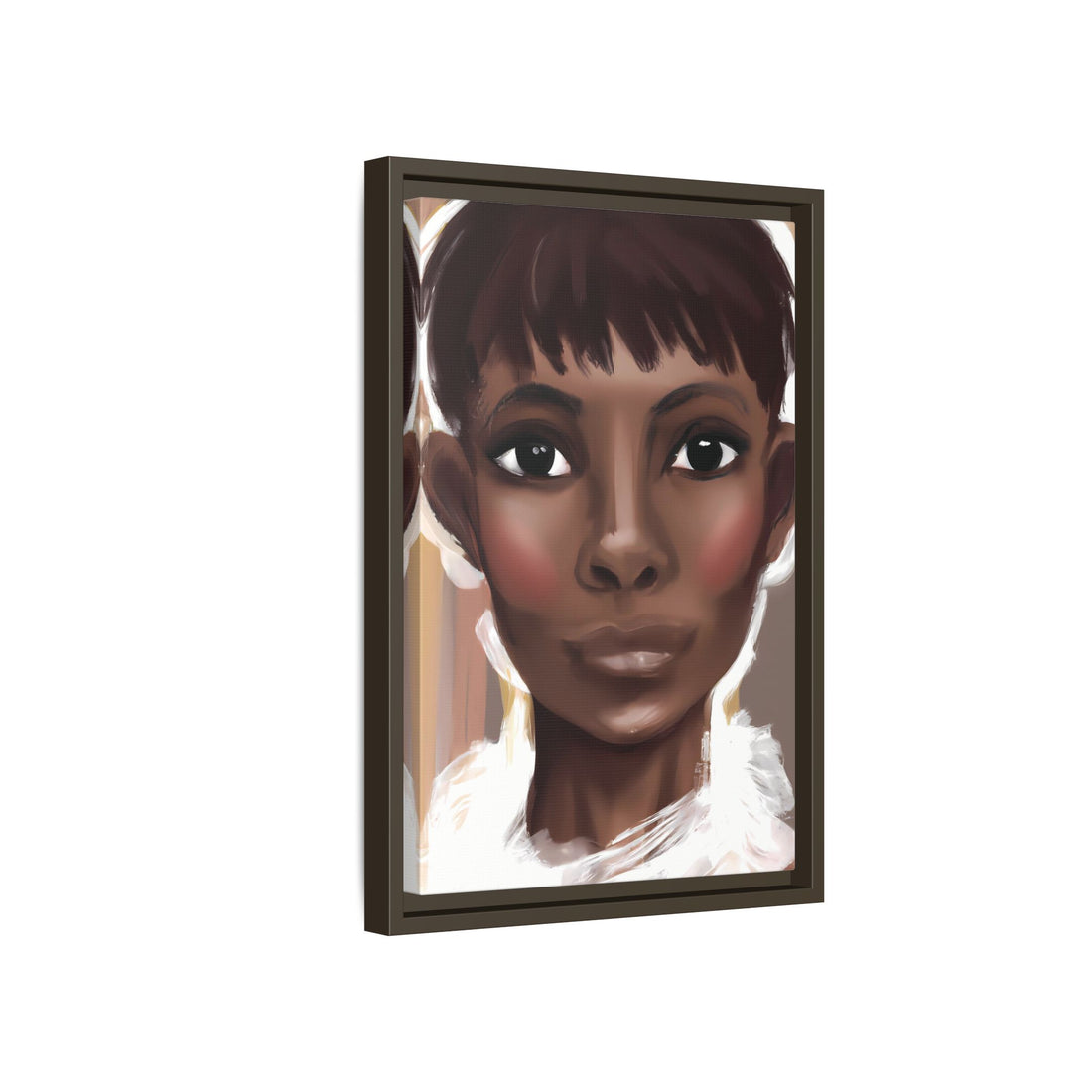 Pixie Diva, Black Beauty Series | Framed Canvas Wall Art