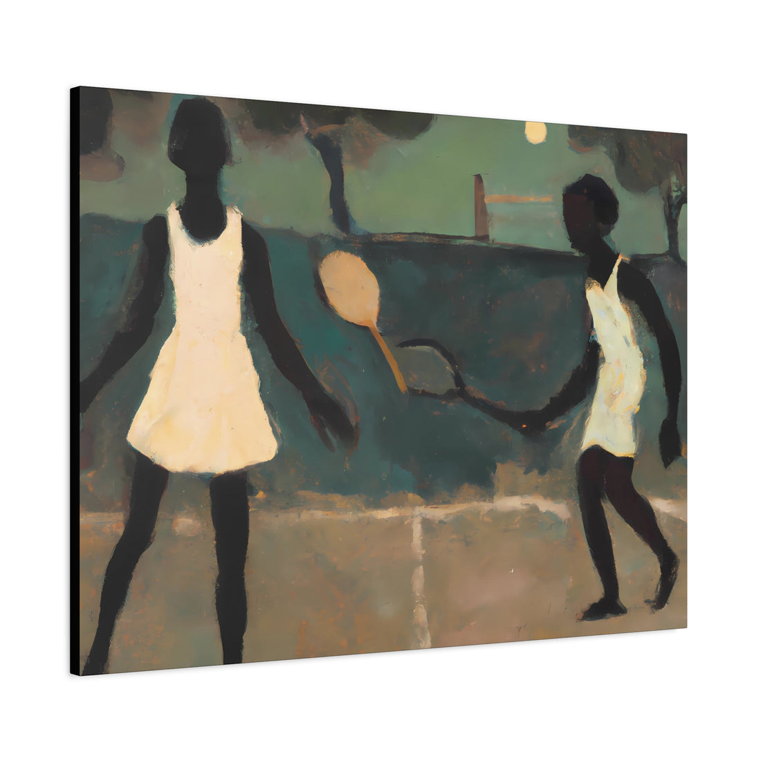 Doubles, Over the Sofa | Horizontal CANVAS Art