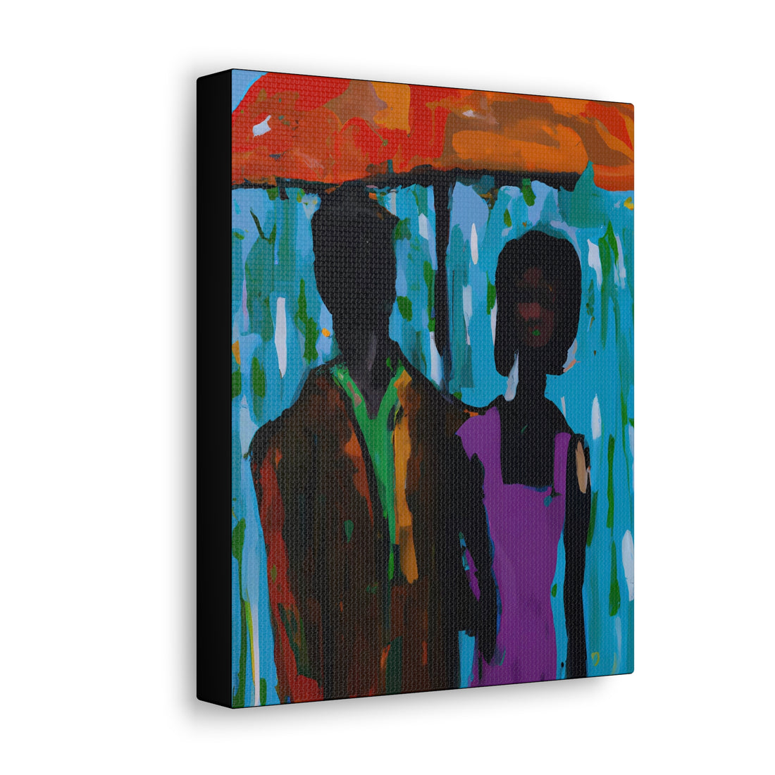 Purple Rain, Black Love Series | CANVAS Gallery Wrap