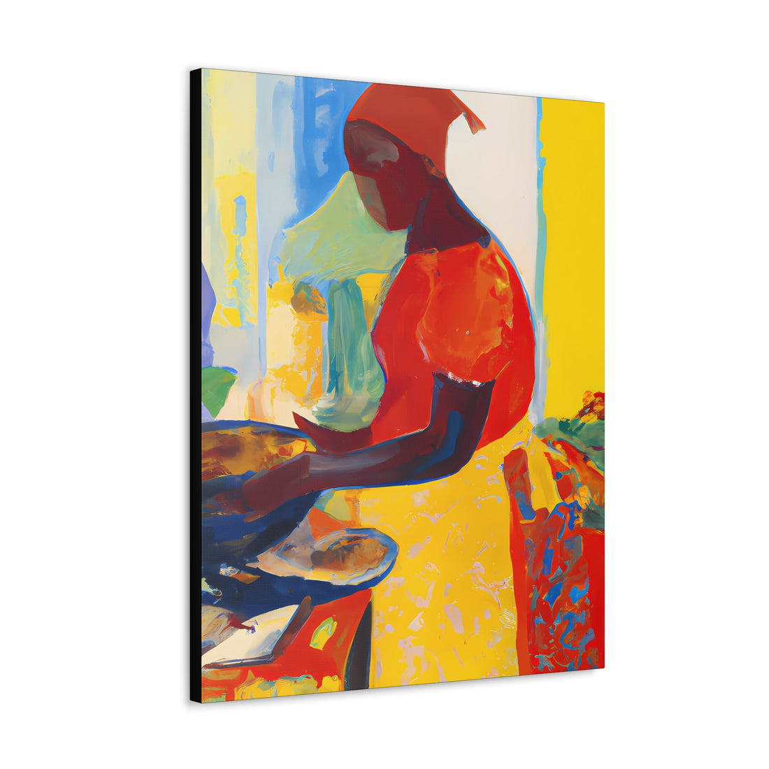 Lady in Red, Lifestyle Series | Canvas Wall Art