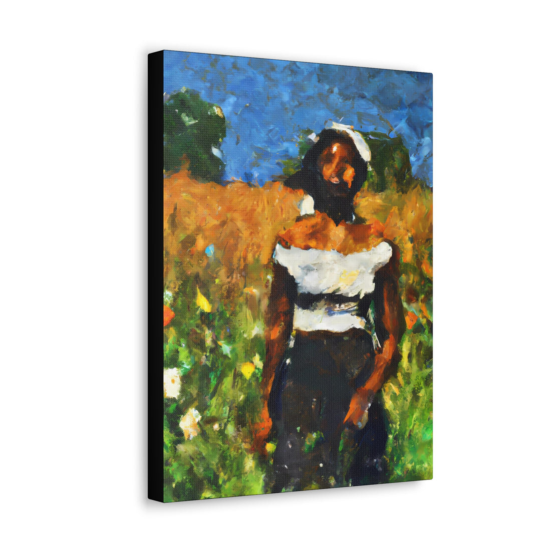 Lady 1, Cottage Series CANVAS Gallery Wrap