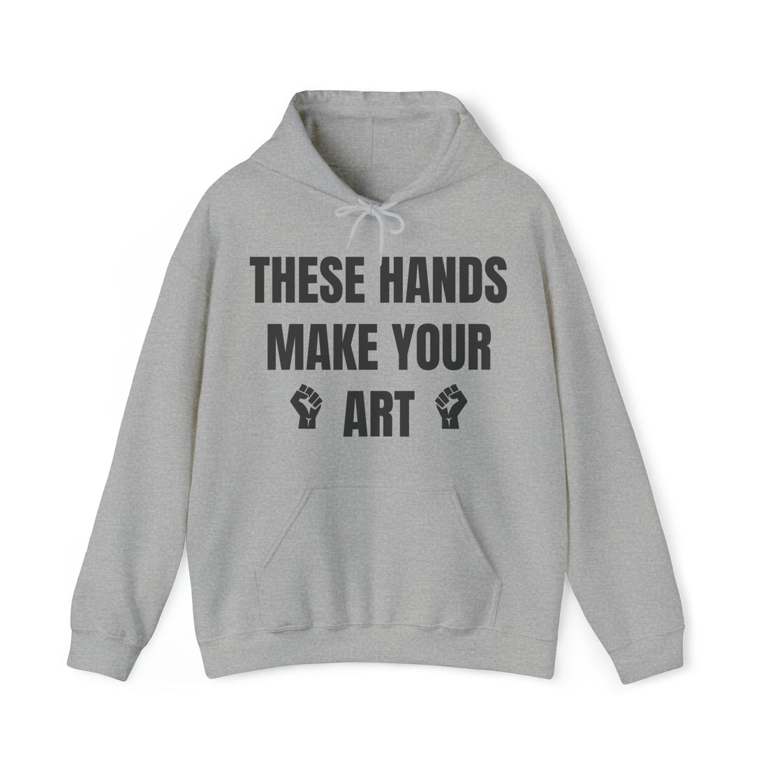 These Hands Artist Hoodie, Unisex Heavy Hooded Sweatshirt
