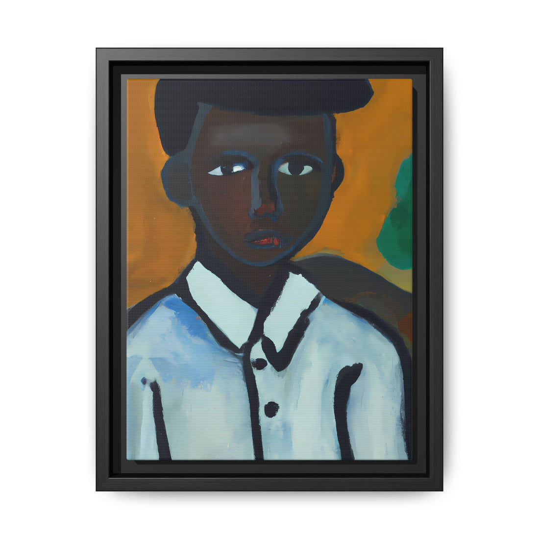 Grant, Folk Series | Framed Canvas Wall Art